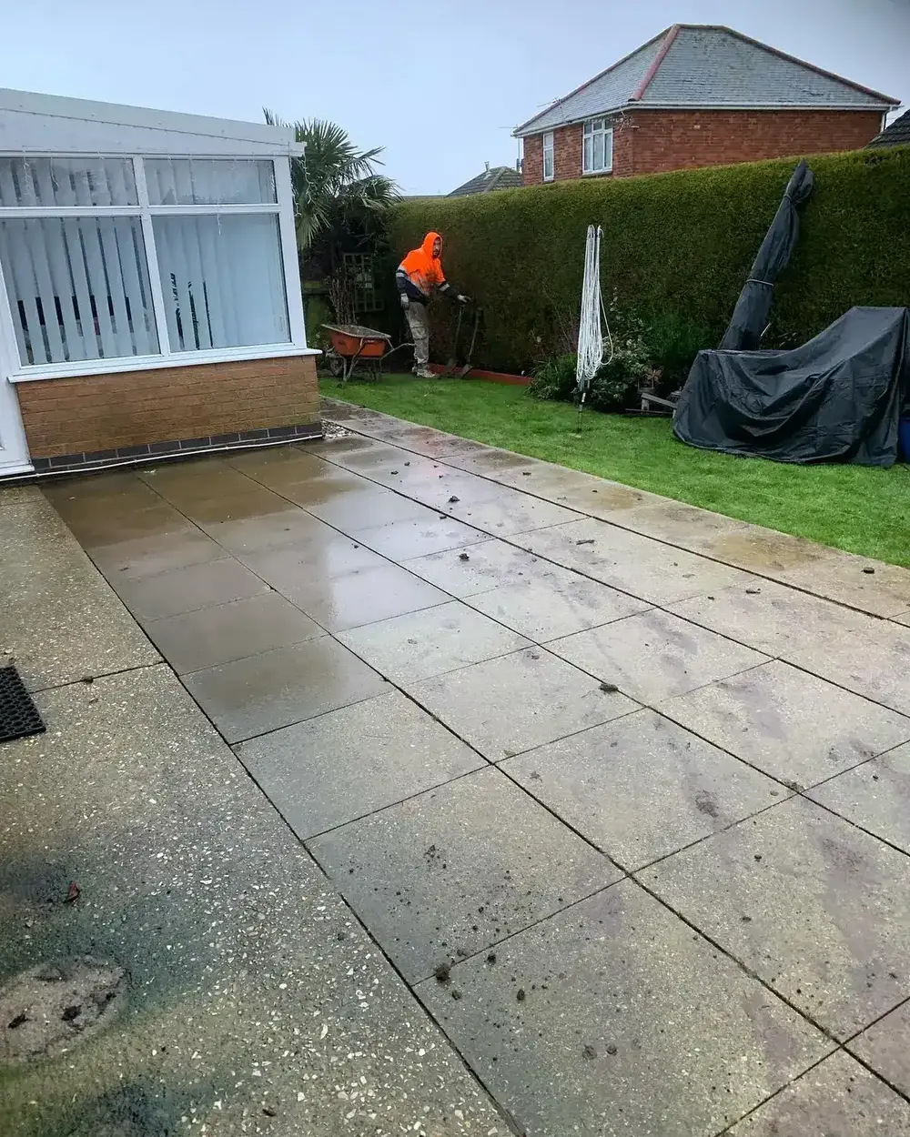 Before: Patio Transformation in Chapel St Leonards