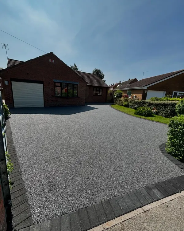 Silver Resin Drive & Wraparound Paths