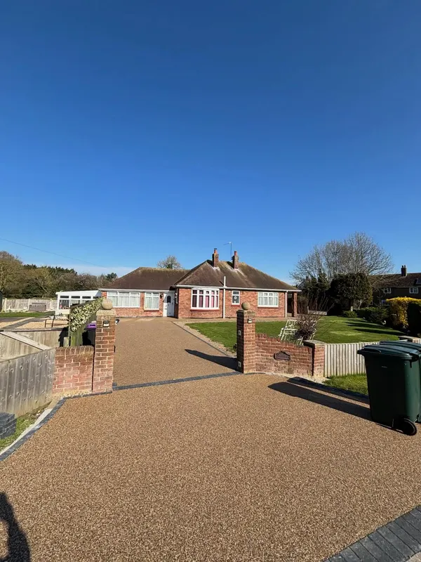 Resin driveway work near Boston, real project photo 2