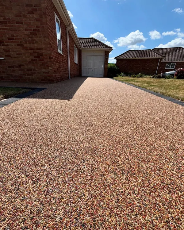 Resin driveway work near Boston, real project photo 6