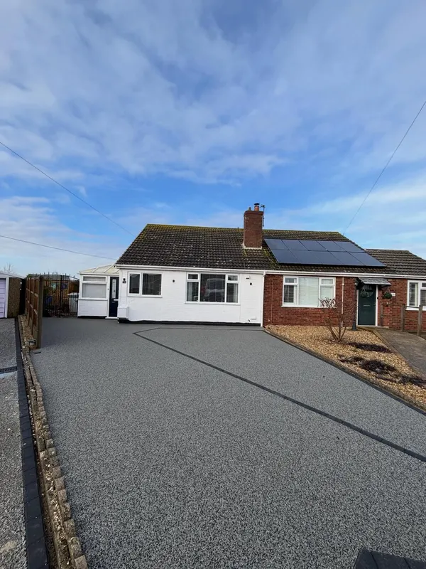 Resin driveway work near Mablethorpe, real project photo 1