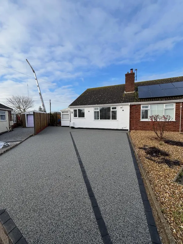 Resin driveway work near Mablethorpe, real project photo 2