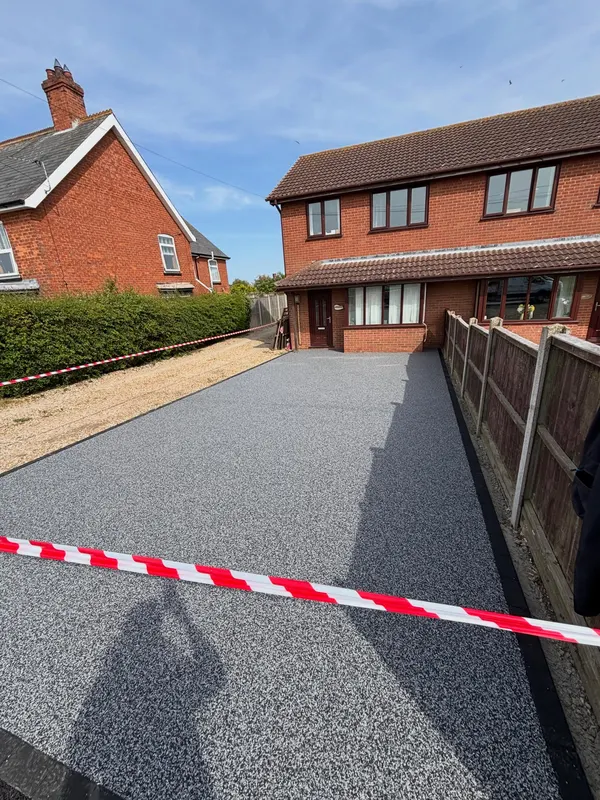 Resin driveway work near Skegness, real project photo 1
