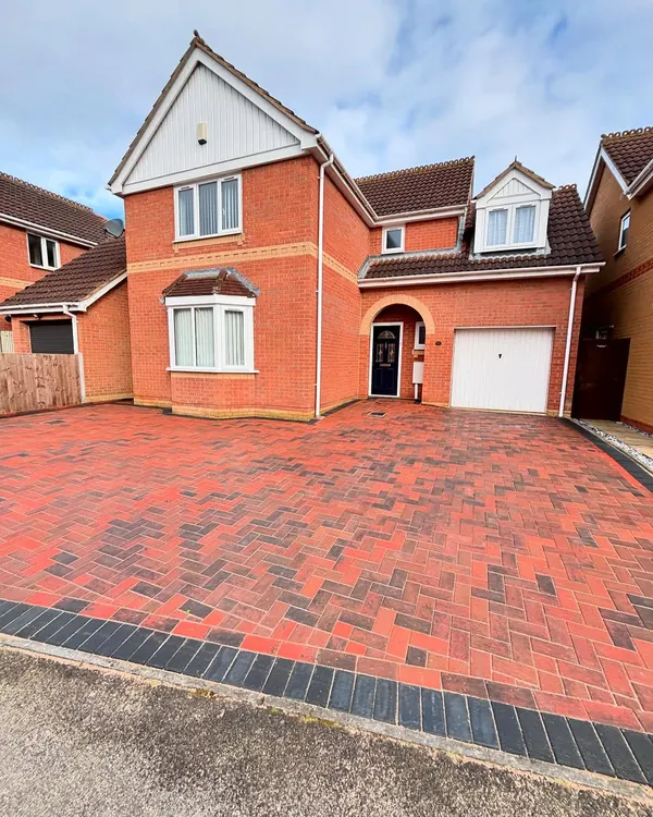 Resin driveway work near Sleaford, real project photo 1