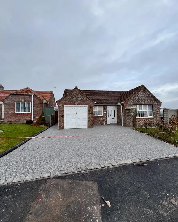 Resin driveway work near Spilsby, real project photo 1