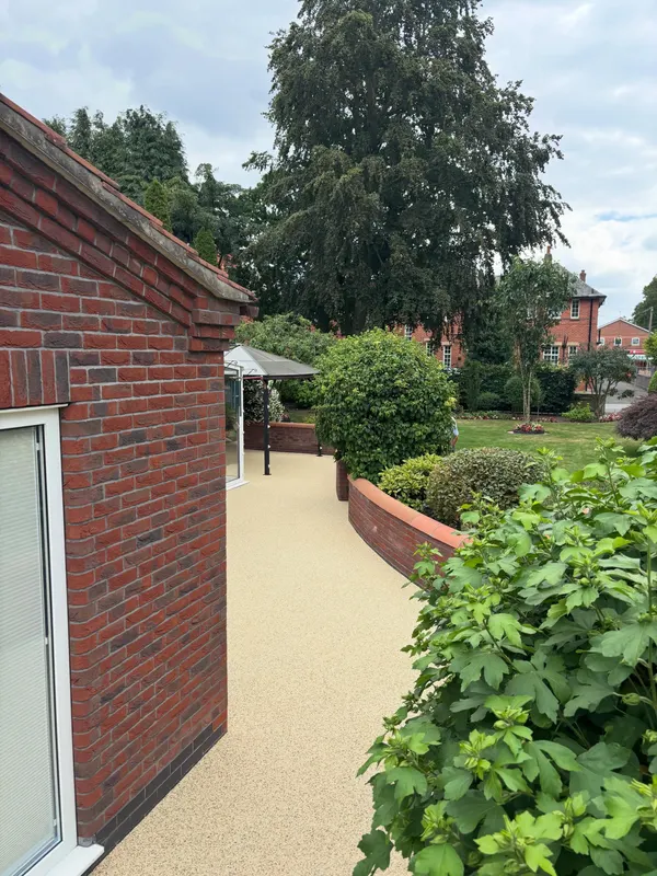 Resin driveway work near Woodhall Spa, real project photo 1