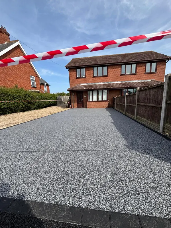 Completed driveway project, priced fixed in writing