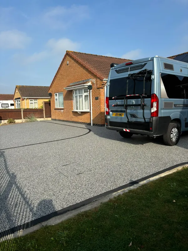 Completed driveway project, priced fixed in writing