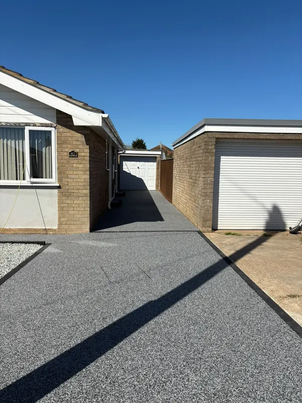 Completed driveway project, priced fixed in writing