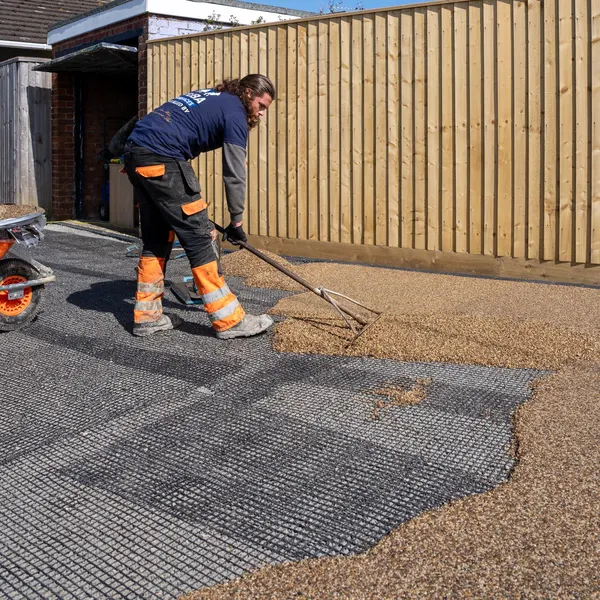 Groundworks in progress, real project photo 1